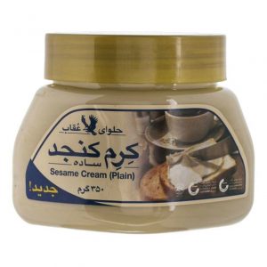 کرم کنجد ساده عقاب 350گرم