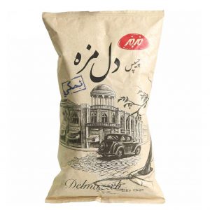 چیپس دل مزه نمکی مزمز 200 گرمی