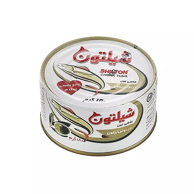 کنسرو ماهی تن در روغن گیاهی ویتامین D۳ شیلتون (۱۵۰ گرم)